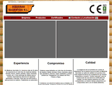 Tablet Screenshot of maderassacristan.com